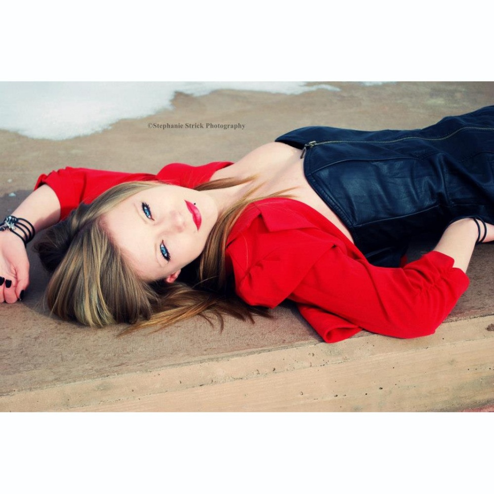 Rue21 Black Faux Leather Mini Dress